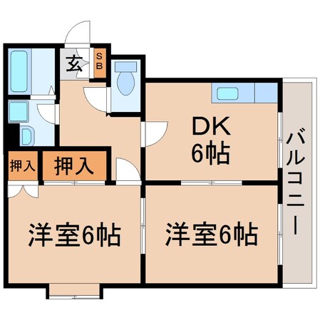 甲子園駅 徒歩6分 1階の物件間取画像